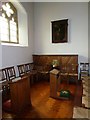 St. Edward, Netley: seats in the Crichton Chapel