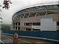 TQ3408 : West Stand at Falmer by Paul Gillett