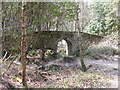 A footbridge across a bridleway