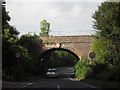 Railway bridge over the road to Bladon