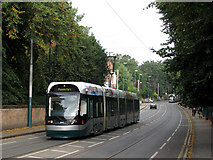 SK5640 : Trams in Waverley Street by John Sutton