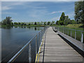 Walkway over the main lake