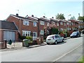 Lower part of Derwen Close, Ystrad Mynach