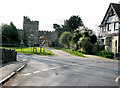 Junction of Mill Lane with main road through Flatching