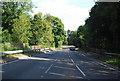 A281 looking north from the cycleroute crossing