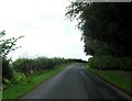 Road heading away from Cavers