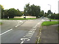 Road junction seen from east side of Churchways