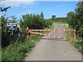 NZ4635 : Public footpath on drive to Middlethorpe Farm by peter robinson