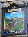 Sign for the Railway Inn