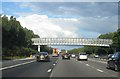 Secure footbridge over the M3