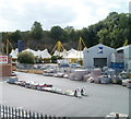 Variety of building styles, Station Industrial Estate, Chepstow