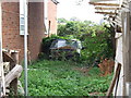 Overgrown car, Pleasant Row, Rochester