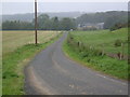 Minor road towards Burnend