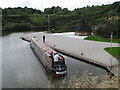 The basin above the Falkirk Wheel