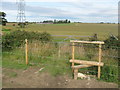 Stile and gate near Water Farm