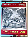 TR3664 : The Belle Vue sign by Oast House Archive