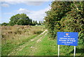 Approaching the Driving Range, Brokes Hill Golf Course