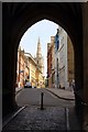 Broad Street through the hole in the wall