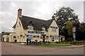 The Cock inn opposite the church