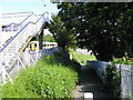 Path leading to tennis courts and bowling greens