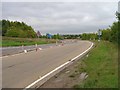 SP3754 : M40 junction 12 slip roads by David P Howard