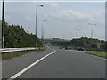 M4 Motorway - view from the hump, eastbound entry slip road, junction 22