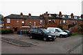 Car park at rear of houses