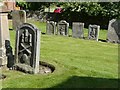 Gravestones in Dailly churchyard