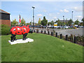 Rhino Mania - #55 The Ladybug rhino at Cheshire Oaks