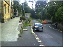 SY4894 : Road and footpath junctions near the Church by Roger Templeman