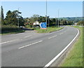 Slip road from A40 to Monmouth Road, Raglan