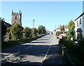 Eastern edge of High Street, Raglan