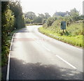 Chepstow Road heads away from Raglan