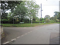 Road junction by School at West Felton