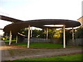 Glasgow: a disused footbridge spiral