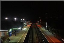 ST0413 : Down at the Railway Station at Midnight by Richard Graham