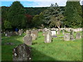 The graveyard at Llandogo Church