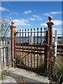 Gate by the railway, Starcross