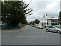 Looking from Banister Road into Hulse Road