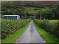 SH7008 : Lane to Maes-y-pandy farm by Nigel Brown