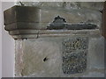NY9166 : St. Michael's Church, Warden - Roman stone in arch into tower by Mike Quinn