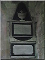 NY9166 : St. Michael's Church, Warden - memorial by Mike Quinn