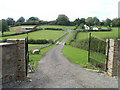 Entrance drive to Porth-elly Farm,  Gwehelog