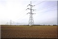 Pylon run near Well Lane