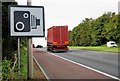 Speed camera sign, Hillsborough bypass