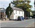 Ivy-clad house, Four Ash Street, Usk