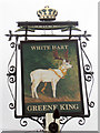 White Hart sign