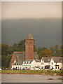 Lamlash: the parish church from the pier