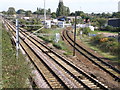 Railway lines near Coldham