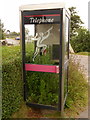 Lamlash: phone box in Bungalow Road